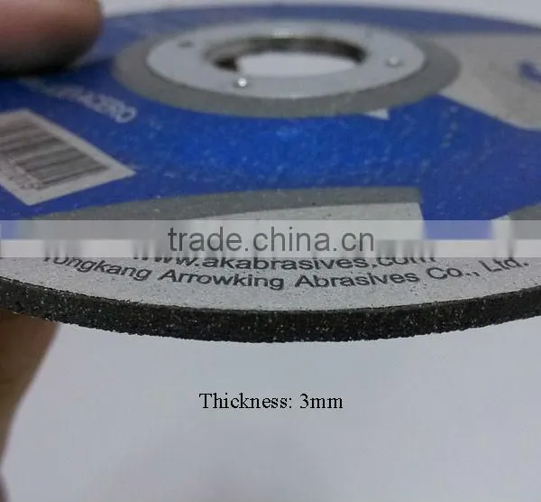 4-1/2" 115x3x22.23mm Deprssed Center Grinding Wheel for Metal photo-3