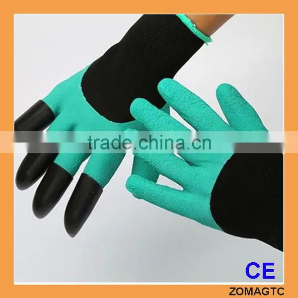Garden Genie Gloves - Garden Gloves For Digging & Planting No More Worn Out Fingertips Unisex Claws On Right Hand photo-5