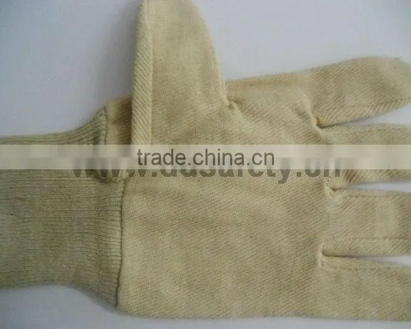 DDSAFETY 2017 Hot Sale Cotton Working Glove Canvas Gloves With Knit Wrist photo-3