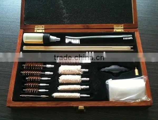 High Quality Gun Cleaning Kit in Wooden Box photo-2