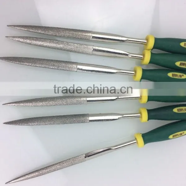 BERRYLION Half Round Diamond File Length 140mm With Soft Grip photo-3