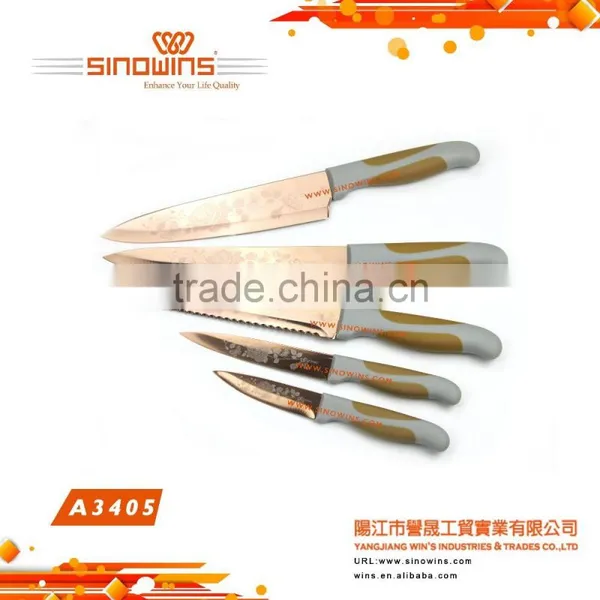 A3401 High Quality Stainless Steel Kitchen Knife Set photo-6