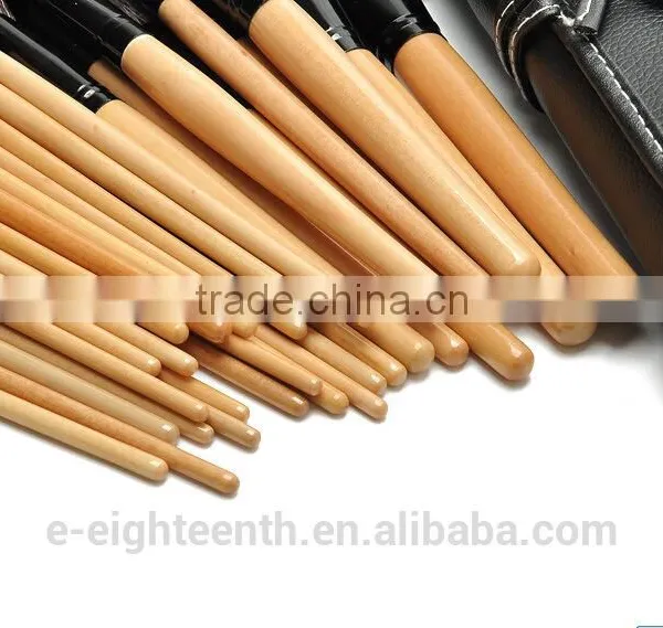 32PCS Wood CLASSY SOFT MAKEUP BRUSHES PROFESSIONAL COSMETIC MAKE UP BRUSH TOOL SET photo-4