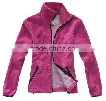 Ladies' 100% Polyester Windproof Mountaineering Jacket With Inner Fleece photo-3