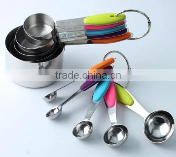 10pcs Wholesale Stainless Steel Measuring Cup and Spoon Set photo-2