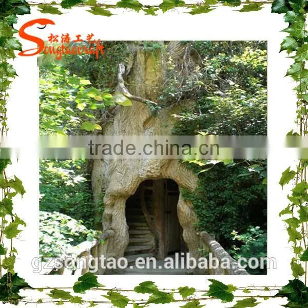 High-level Design Outdoor Artificial Tree House Simulation Artificial Tree House for Kids photo-3