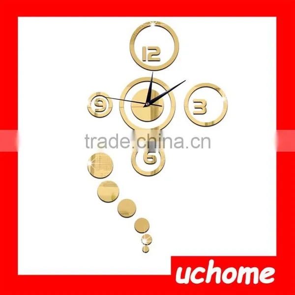 UCHOME Creative Living Room Wall Clock DIY Wall Clock Fashion Decoration Acrylic 3D Clock photo-4