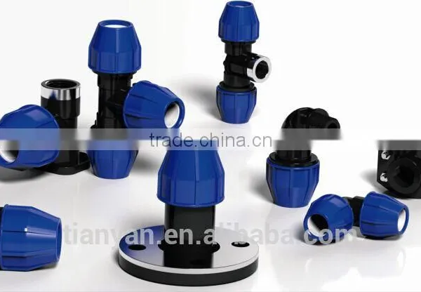 TY High Quality PP Compression Fittings COUPLING Eco-friendly Cheap Price Full Size Factory Price List Discount photo-3