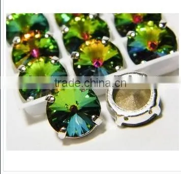 Dongzhou Metal Claw Sew Buttons,sew on Strass for Wedding Dress photo-4