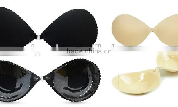 Fashion Silicon Nude Bra Manufacture photo-4