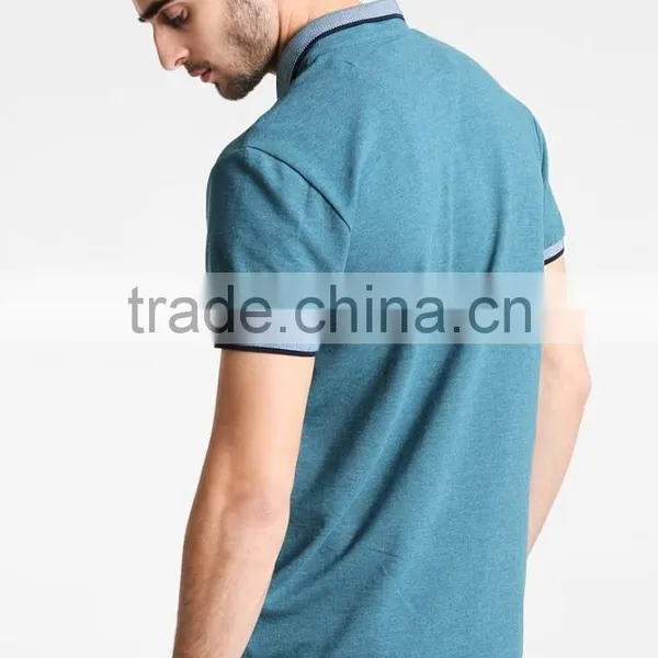 MGOO New Model Slim Fit Quick Dry Golf Shirt Men Three Buttons Pique Polo Shirts Wholesale photo-2