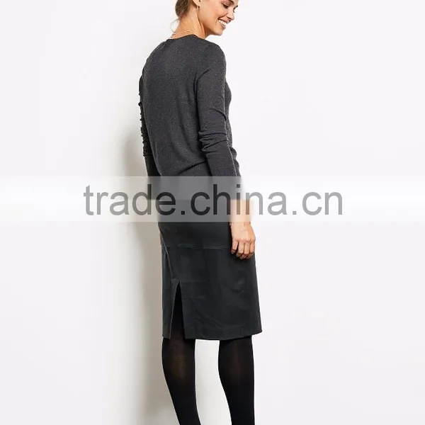 Fitted Fully Fashioned Knitwear Soft Knitting Fabric Ladies Cardigan Knitting Patterns photo-3