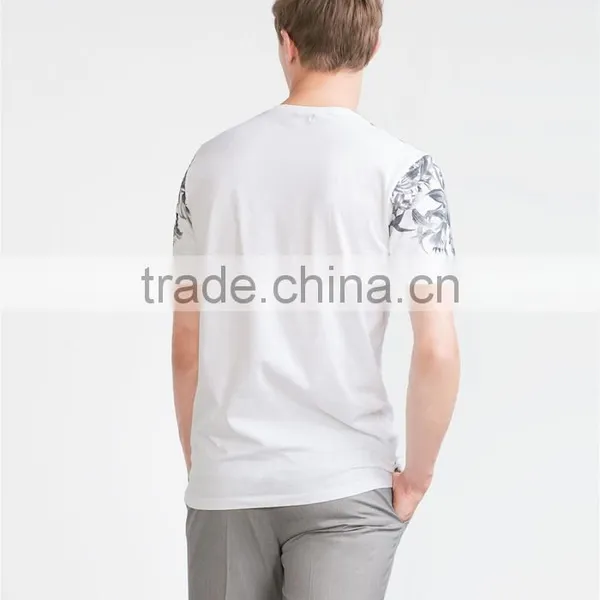 White Chinese Style Sublimation t Shirt Printed Wholesale photo-3