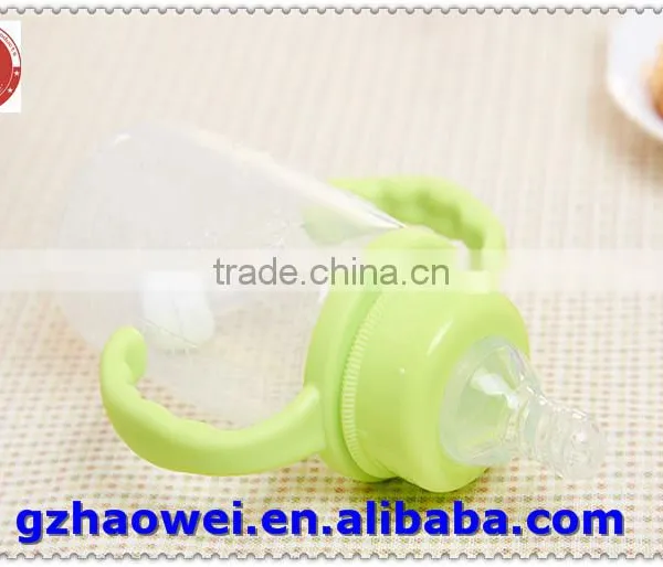 Food Standard Silicon Baby Bottle With Handle photo-4