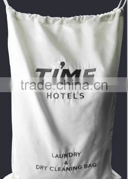 Cotton Gym Bag Polycotton Laundry Bag String Storage Bag photo-6