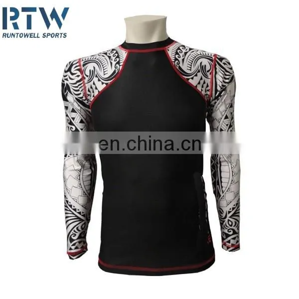 Sublimation Mma Lycra Rash Guard,compression Suits photo-2