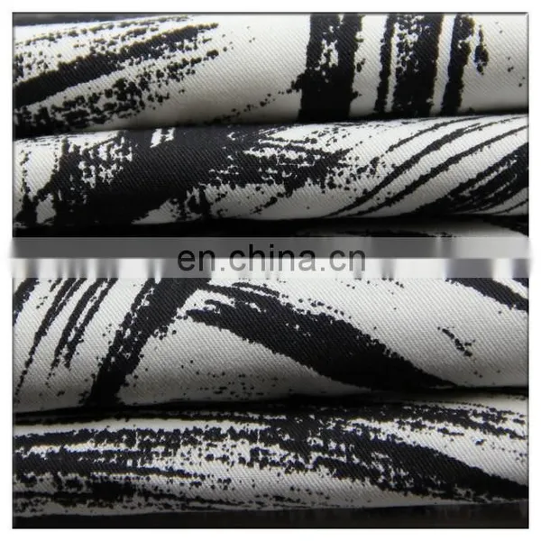 Black and White Wholesale Printed Tencel Cotton Fabric From China Manufacturers photo-3