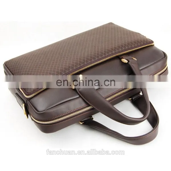 Men Fashion PU Leather Laptop Bag photo-5