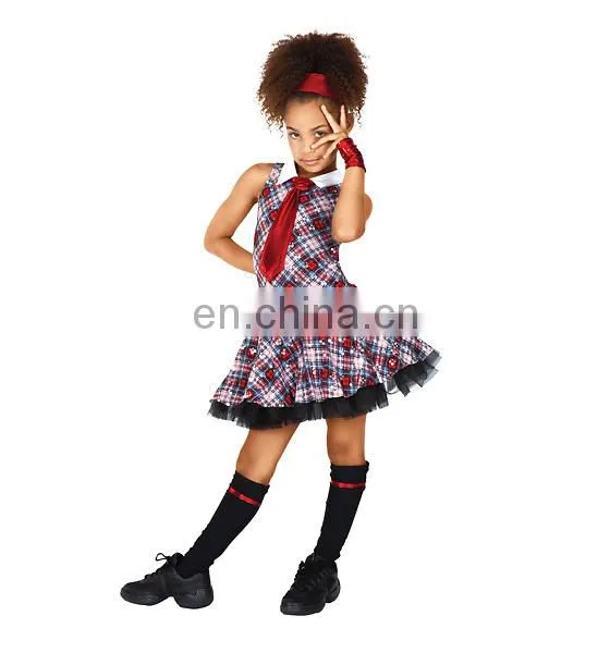 Fancy Stage Costume With Necktie Wholesale Dress Costumes