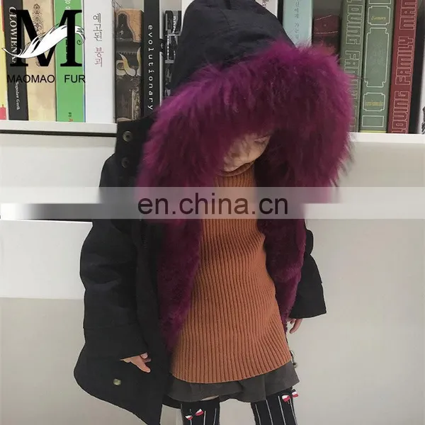 Newest Baby Products China Suppliers Child Genuine Rabbit Fur Kids Winter Clothes photo-2