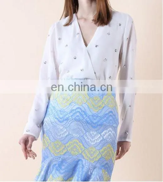 Dazzling Sequin Dots Wrapped Top photo-2