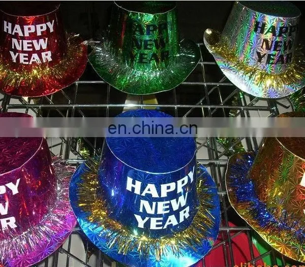 shining paper hat for happy new year