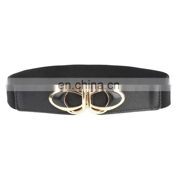 Grace Karin Women Ladies Girls Metal 1.5" Bow-Knot Buckle Stretchy Elastic Waist Belt Waistband CL010485 photo-2