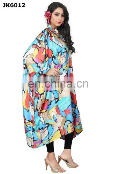 Calf Length Kaftan / Comfortable Collar Neck Fashionable Short Kaftan / Latest Modern Style Free Size Kaftan 2017 (kaftans 2017) photo-5