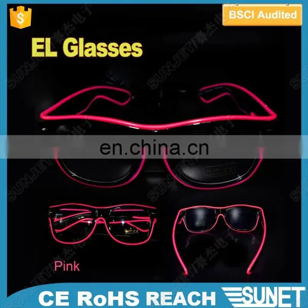 2017 Custom Printed Wedding Decoration Led Glowing Disco Party Glasses photo-5