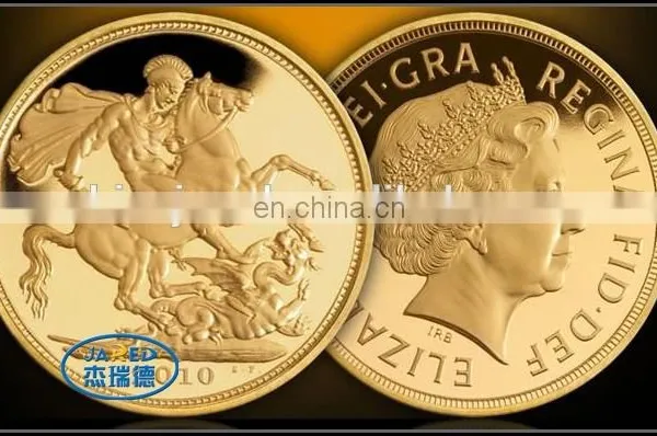 Shiny Finish Gold and Silver Color Metal Crafts Souvenir Coin for Sales photo-4