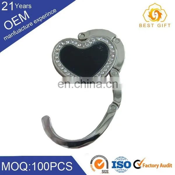 Portable Custom Logo Purse Hanger Hook photo-4