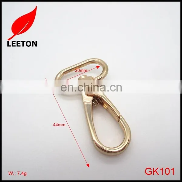 20mm Light Gold Swivel Snap Hook for Lanyards photo-4
