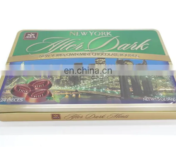 High Quality Fancy Custom Chocolate Tin Packaging Box photo-2