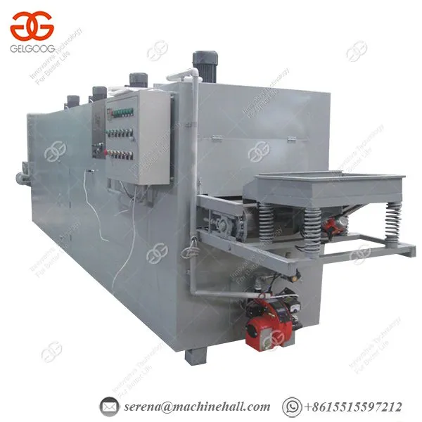 Electric Or Gas Nut Roasting Machine Less Power Consumption Groundnut Processing Equipment