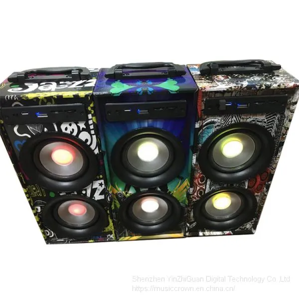 OEM and ODM LED Light Wireless Portable Outdoor/Indoor Blue Tooth Speaker With AUX photo-5