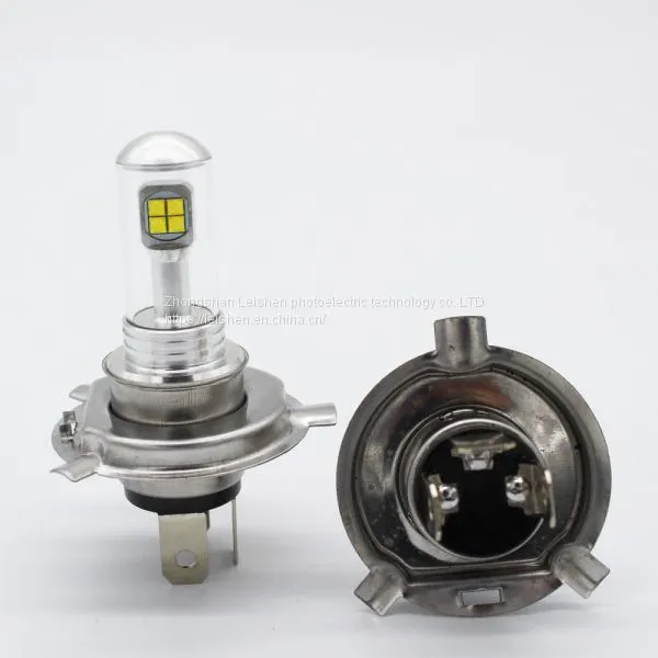 The Lens Design Fashion Poly LED Motorcycle LED Headlight H4H7 Fog Light Bulb photo-3
