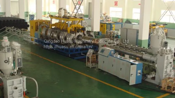 ID500-800MM MPP HDPE Double Wall Corrugated Tube/Pipe Extrusion Production Plant Price photo-5