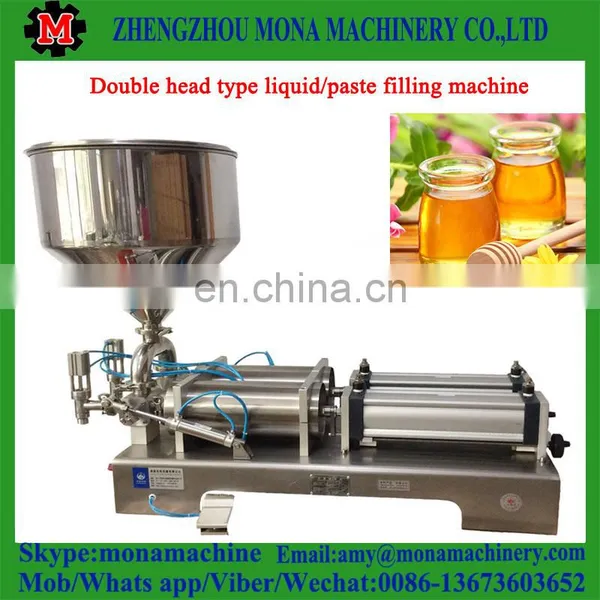 Excellent Quality Pneumatic Piston Pump Tomato Sauce Bottle Filling Machine photo-2