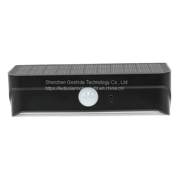 High Quality Waterproof IP65 Motion Sensor Led Outdoor Garden Solar Wall Light photo-2