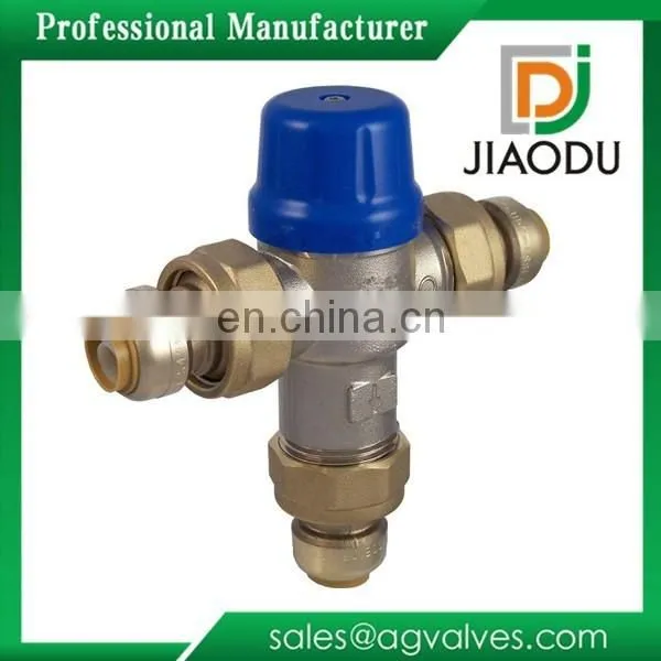 3/4 Inch Heat Guard 110-D Brass Thermostatic Mixing Valve