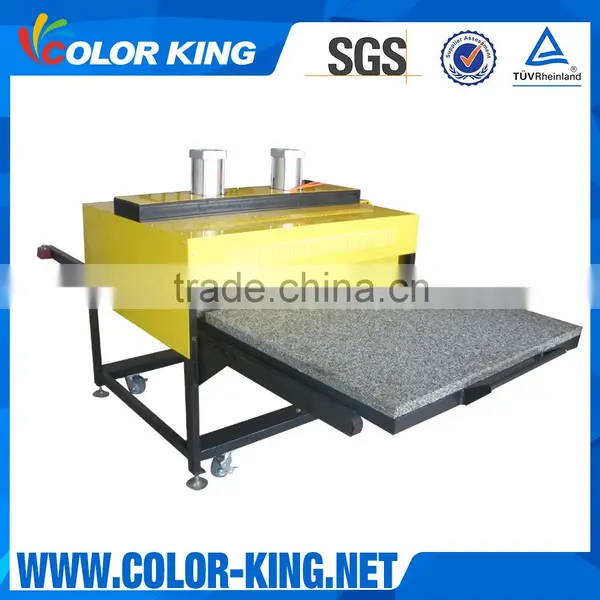 Double Station Automatic Pneumatic Sublimation Large Format Sublimation Heat Press photo-5