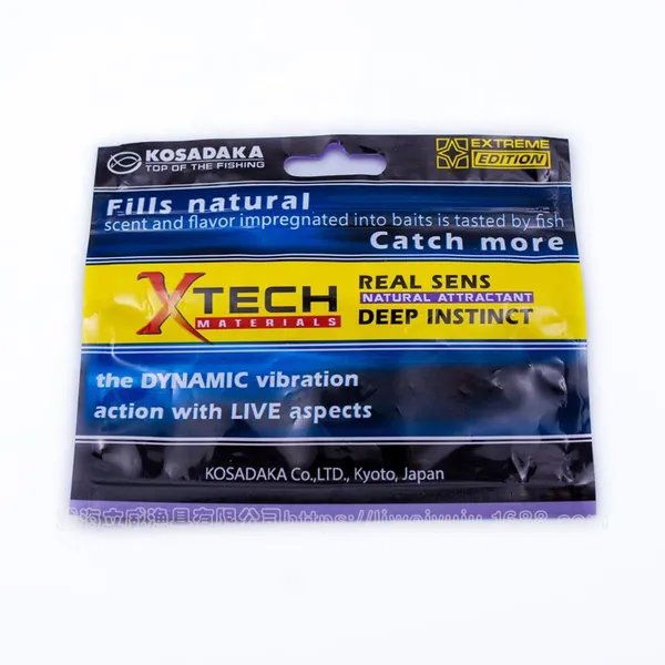 Competitive Price Custom Plastic Fishing Worms Bag Custom Soft Foil Reusable Fish Lure Stosh Baits Packaging Bags With Window photo-2