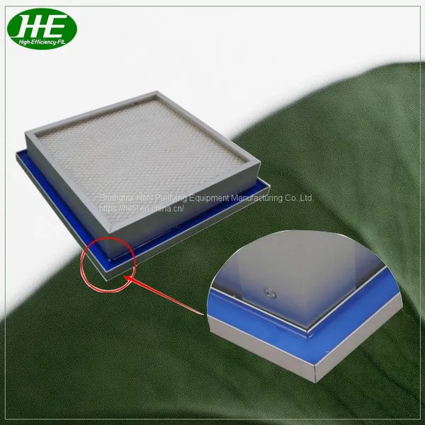 Mini Pleated Gel Seal Clean Room HEPA Air Filter photo-2