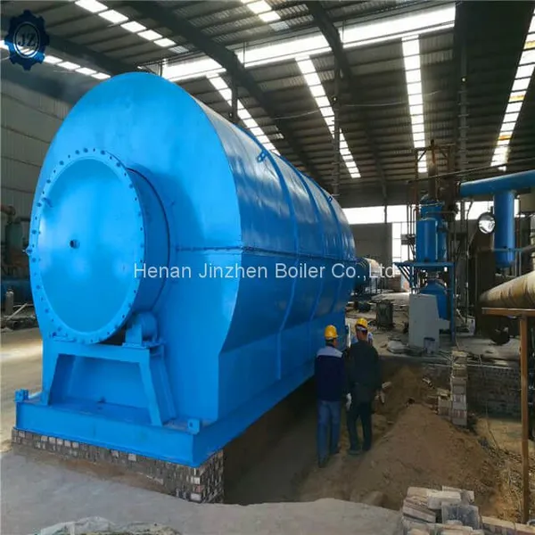 Factory Price Automatic 15tpd Waste Plastic/Tyre Pyrolysis To Fuel Oil Plant photo-2