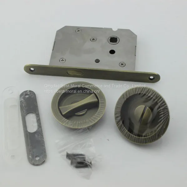 Thumbturn Model Single Hook Latch Sliding Door Lock Backset 60mm photo-2