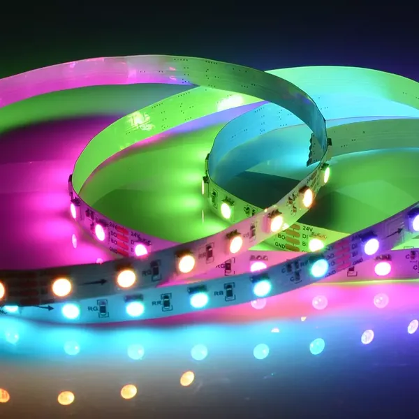 DC12v Rgb Color Digital WS2811 Led Light Strip 60leds/m Pxiel Lc8806b Digital Rgb Led Strip photo-5