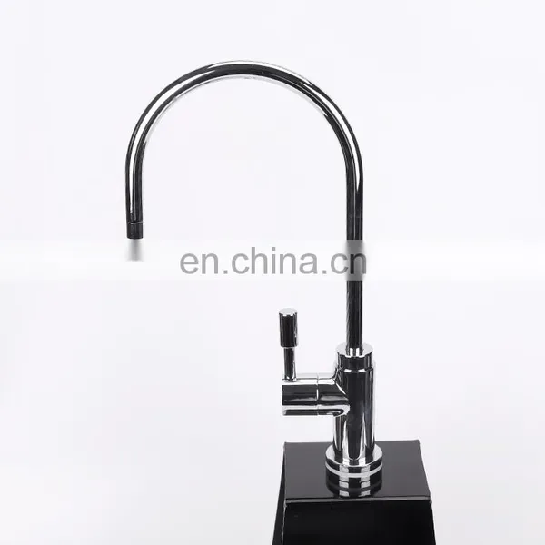 Kitchen Long Neck Brass Drinking Water Faucet Chrome Plated Wall Mounted Single Lever Cold Kitchen Tap photo-5