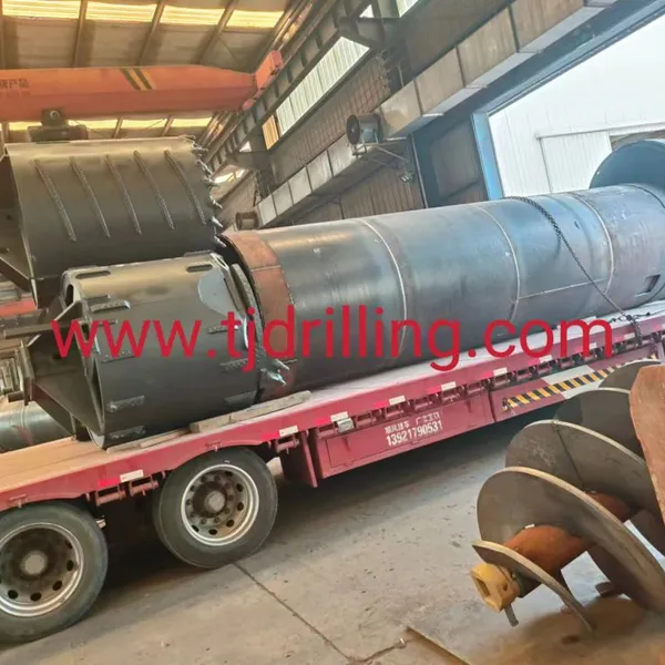 Sell 1000mm Core Barrel with round shank chisel used for bored pile foundation work