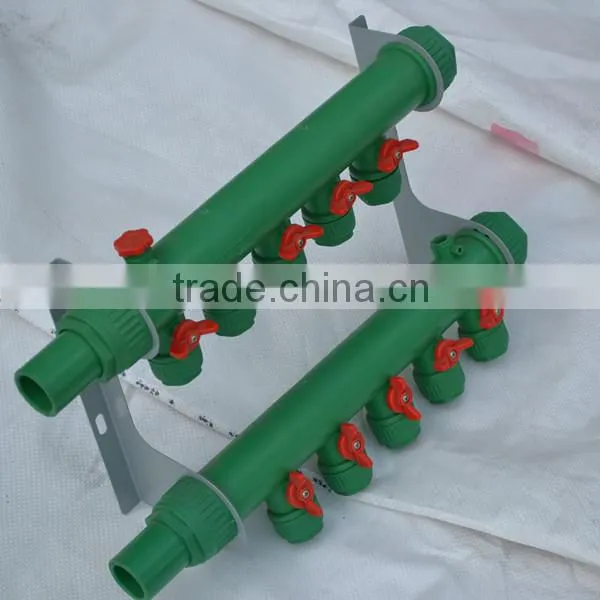 PP-R Manifold/Plastic Wall Water Distributor /More Efficient Than Brass Manifold photo-2