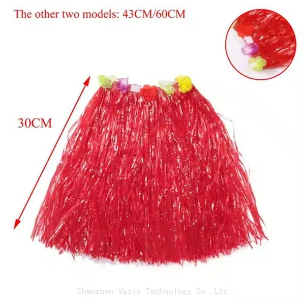 Adult 80cm Grass Skirts - Double Layers for Hawaiian Luau Dance Performance photo-4